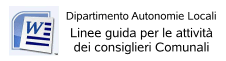 Dipartimento autonomie locali - Linee guida